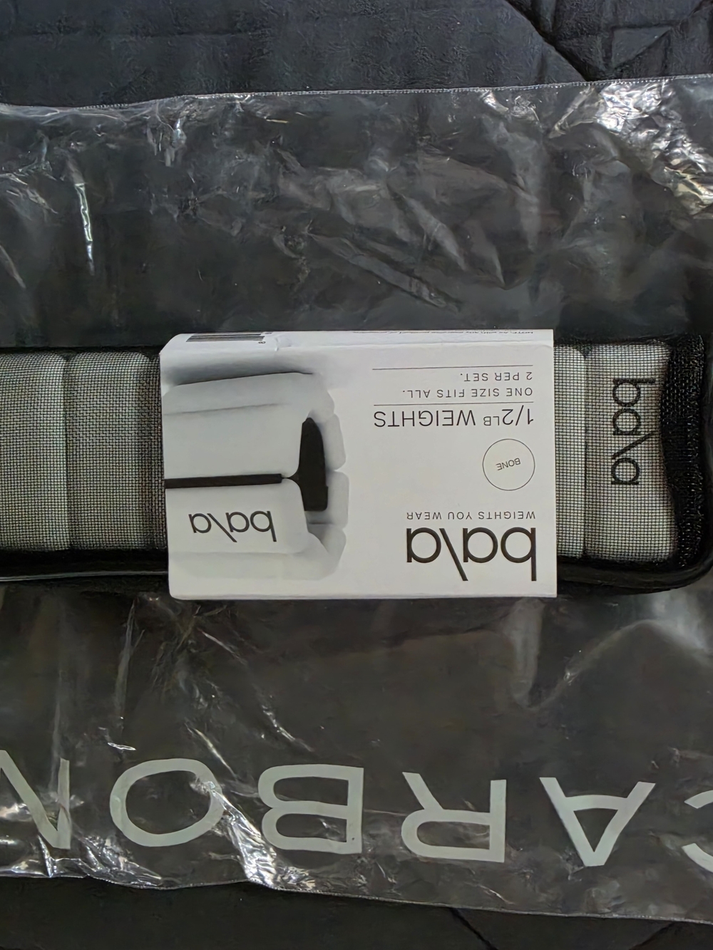Bala 1/2 lb Ankle/ Wrist Weights - Gray - Picture 2 of 4